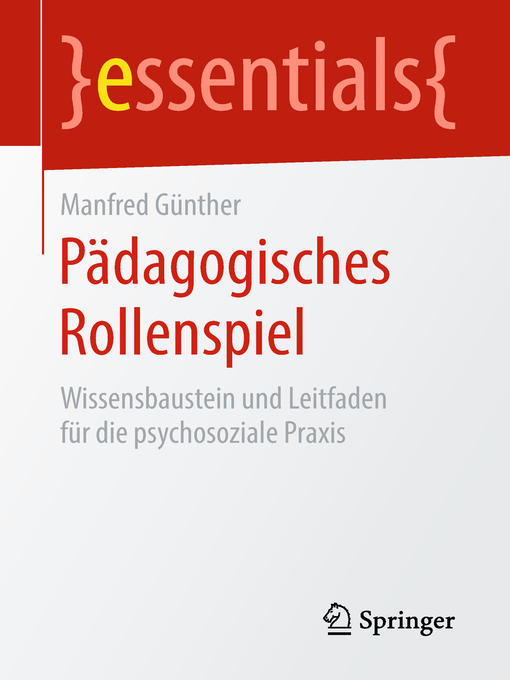 Title details for Pädagogisches Rollenspiel by Manfred Günther - Available